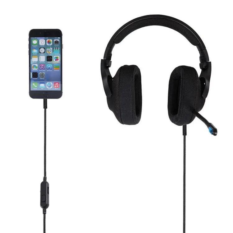 Cabo de áudio para auscultadores gaming Logitech G Pro / G Pro X / G233 / G433, ZS0297