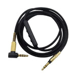 Cabo para auscultadores macho para macho 3,5mm, comprimento: 1,5m, padrão, com controlo de volume
