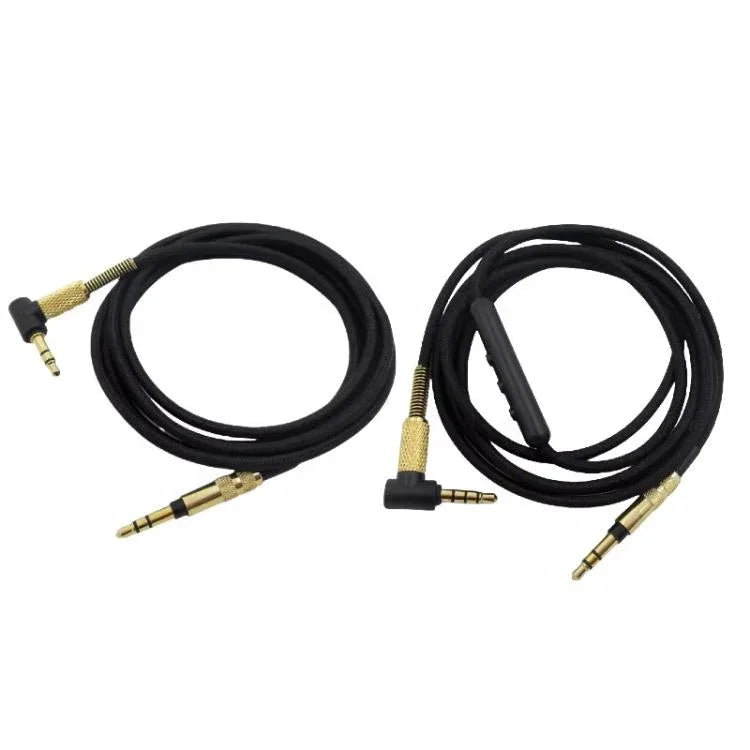 Cabo para auscultadores macho para macho 3,5mm, comprimento: 1,5m, padrão, com controlo de volume