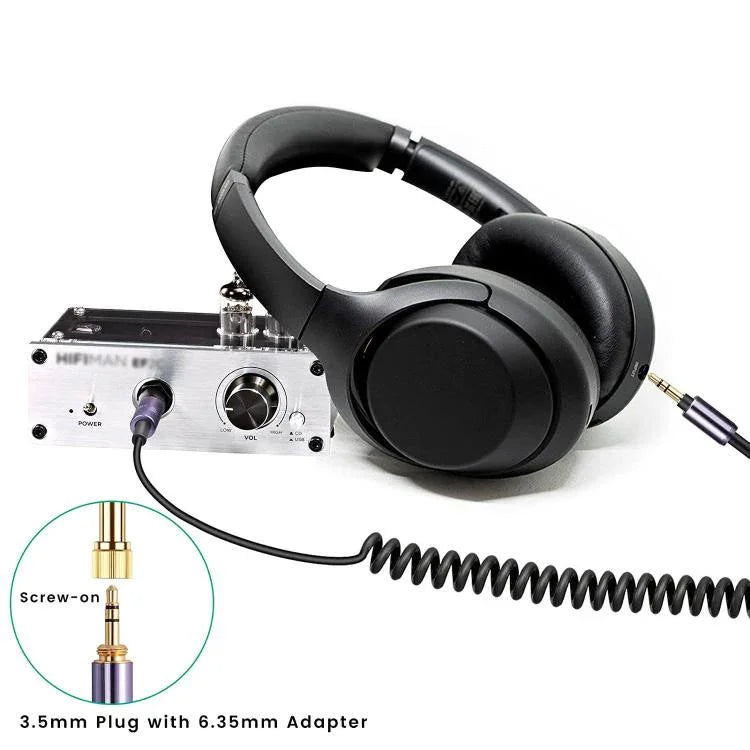 Cabo de áudio para auscultadores com mola, para Sony WH-1000XM3 / WH-1000XM2 / WH-1000XM4 / WH-H900N / WH-H800, mola 1,5m