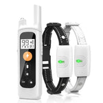 Dispositivo de Controlo de Latidos de Cão com Controlo Remoto, Coleira de Choque Elétrica Recarregável e à Prova de Água, Um para Um, Um para Dois