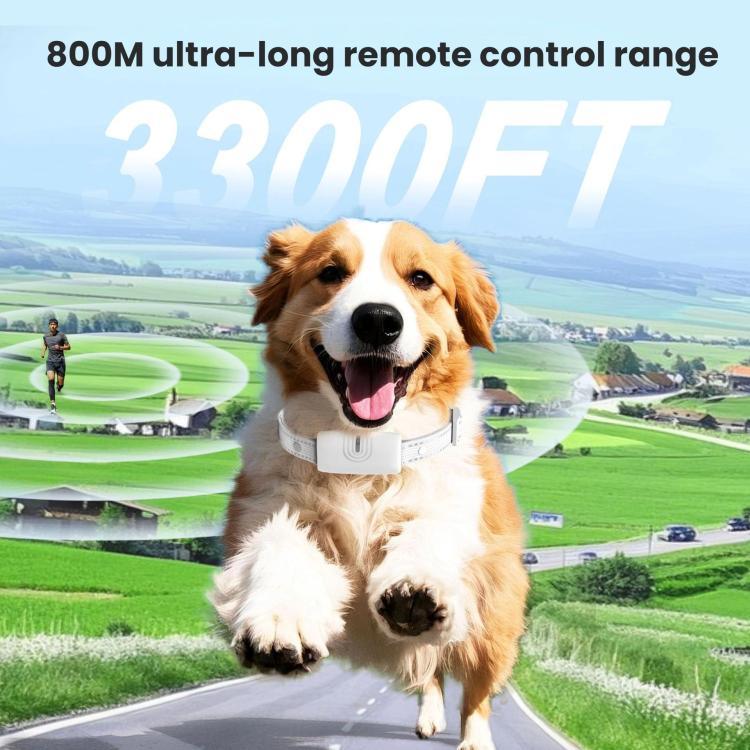 Dispositivo de Controlo de Latidos de Cão com Controlo Remoto, Coleira de Choque Elétrica Recarregável e à Prova de Água, Um para Um, Um para Dois