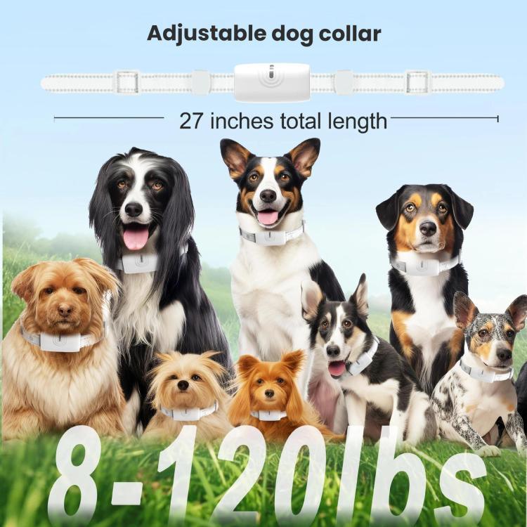 Dispositivo de Controlo de Latidos de Cão com Controlo Remoto, Coleira de Choque Elétrica Recarregável e à Prova de Água, Um para Um, Um para Dois