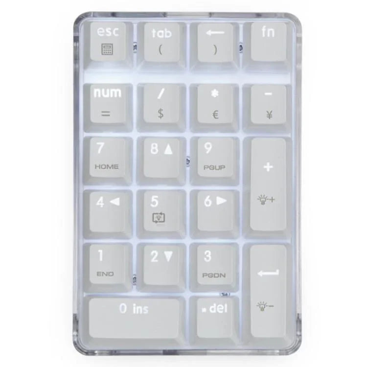 Little Kangaroo DS-9817 Teclado Numérico com Fio Retroiluminado Sem Interruptores para Finanças, Negócios e Bancos, DS-9817