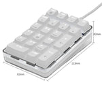 Little Kangaroo DS-9817 Teclado Numérico com Fio Retroiluminado Sem Interruptores para Finanças, Negócios e Bancos, DS-9817