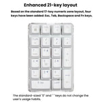 Little Kangaroo DS-9817 Teclado Numérico com Fio Retroiluminado Sem Interruptores para Finanças, Negócios e Bancos, DS-9817
