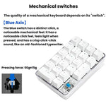 Little Kangaroo DS-9817 Teclado Numérico com Fio Retroiluminado Sem Interruptores para Finanças, Negócios e Bancos, DS-9817