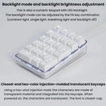 Little Kangaroo DS-9817 Teclado Numérico com Fio Retroiluminado Sem Interruptores para Finanças, Negócios e Bancos, DS-9817