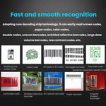 Código QR de pagamento Entrega expressa Código de produto de supermercado Leitor de código de barras em bloco