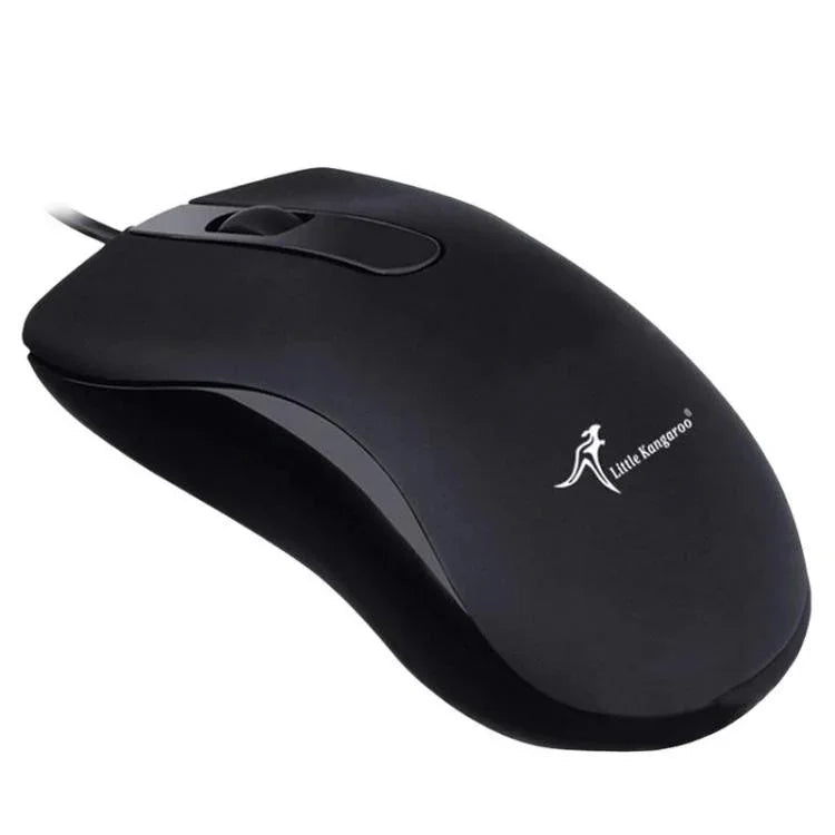 Little Kangaroo DS-917 Rato Óptico Ergonómico com Fio 1000DPI para Portátil, Escritório e Gaming, DS-917 USB