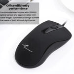 Little Kangaroo DS-917 Rato Óptico Ergonómico com Fio 1000DPI para Portátil, Escritório e Gaming, DS-917 USB