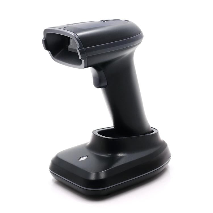 Leitor de código de barras QR sem fios de longo alcance com base, único 2,4G, 2,4G + Bluetooth