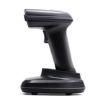 Leitor de código de barras QR sem fios de longo alcance com base, único 2,4G, 2,4G + Bluetooth