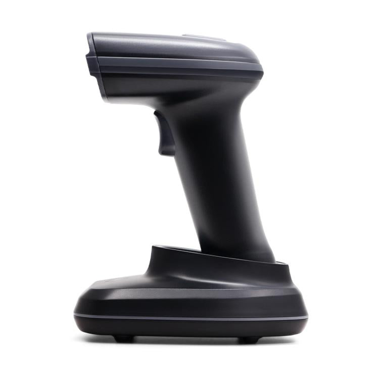 Leitor de código de barras QR sem fios de longo alcance com base, único 2,4G, 2,4G + Bluetooth