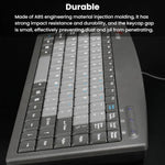 Little Kangaroo DS-9827 Teclado com Fio de 88 Teclas com Anel Magnético para Portátil, Industrial e Escritório, PS2, USB