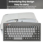 Little Kangaroo DS-9827 Teclado com Fio de 88 Teclas com Anel Magnético para Portátil, Industrial e Escritório, PS2, USB