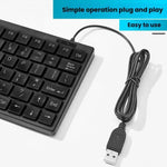 Little Kangaroo DS-8500 Teclado com Fio para Portátil com Touchpad, PS2 com Apoios, USB com Apoios, PS2 sem Apoios, USB sem Apoios