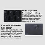 Little Kangaroo DS-8500 Teclado com Fio para Portátil com Touchpad, PS2 com Apoios, USB com Apoios, PS2 sem Apoios, USB sem Apoios