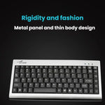 Little Kangaroo DS-9821 DS-911 Conjunto de Teclado e Rato Industrial com Fio para Portátil, USB, PS2
