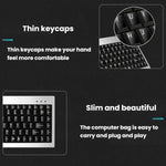 Little Kangaroo DS-9821 DS-911 Conjunto de Teclado e Rato Industrial com Fio para Portátil, USB, PS2