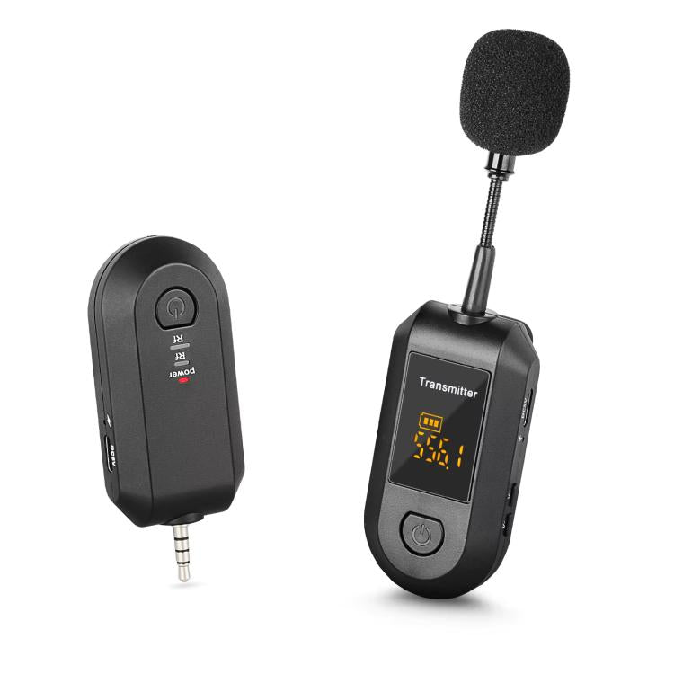 Amplificador de microfone sem fios 2,4G Microfone portátil, 1 em 1 clipe de lapela, 1 em 1 para cabeça, 1 em 2 clipe de lapela, 1 em 2 para cabeça