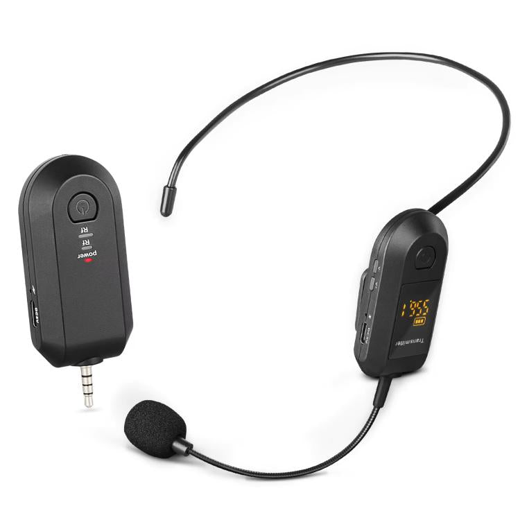 Amplificador de microfone sem fios 2,4G Microfone portátil, 1 em 1 clipe de lapela, 1 em 1 para cabeça, 1 em 2 clipe de lapela, 1 em 2 para cabeça