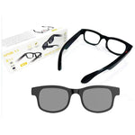 Óculos Inteligentes AIMB-V3 com Óculos de Sol Intercambiáveis + Lentes de Bloqueio de Luz Azul, AIMB-V3