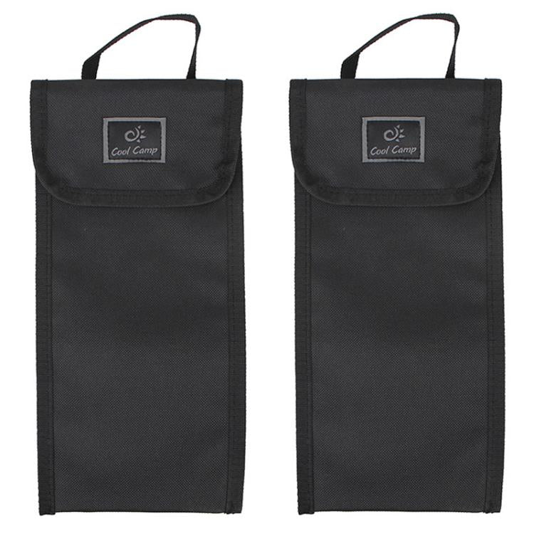 COOL CAMP F-3014 2 Unidades Saco de Armazenamento para Estacas de Tenda de Campismo Exterior Saco de Ferramentas Retangular Portátil