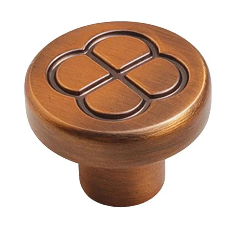 Puxador Vintage com Flor para Porta de Armário em Liga de Zinco para Gavetas e Roupeiros, Furo Único Café, 96mm Café, 128mm Café, Furo Único Cinzento, 96mm Cinzento, 128mm Cinzento, Furo Único Cobre Escovado, 96mm Cobre Escovado, 128mm Cobre Escovado