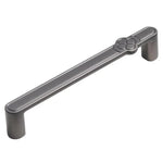Puxador Vintage com Flor para Porta de Armário em Liga de Zinco para Gavetas e Roupeiros, Furo Único Café, 96mm Café, 128mm Café, Furo Único Cinzento, 96mm Cinzento, 128mm Cinzento, Furo Único Cobre Escovado, 96mm Cobre Escovado, 128mm Cobre Escovado