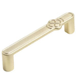 Puxador Vintage com Flor para Porta de Armário em Liga de Zinco para Gavetas e Roupeiros, Furo Único Café, 96mm Café, 128mm Café, Furo Único Cinzento, 96mm Cinzento, 128mm Cinzento, Furo Único Cobre Escovado, 96mm Cobre Escovado, 128mm Cobre Escovado