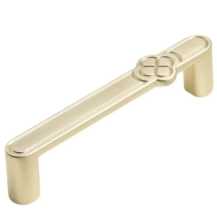 Puxador Vintage com Flor para Porta de Armário em Liga de Zinco para Gavetas e Roupeiros, Furo Único Café, 96mm Café, 128mm Café, Furo Único Cinzento, 96mm Cinzento, 128mm Cinzento, Furo Único Cobre Escovado, 96mm Cobre Escovado, 128mm Cobre Escovado