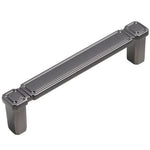 Puxador Vintage para Porta de Armário em Liga de Zinco para Gavetas e Roupeiros, Furo Único Café, 96mm Café, 128mm Café, Furo Único Cinzento, 96mm Cinzento, 128mm Cinzento, Furo Único Cobre Escovado, 96mm Cobre Escovado, 128mm Cobre Escovado