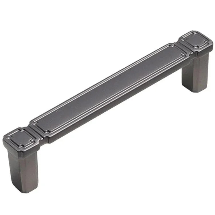 Puxador Vintage para Porta de Armário em Liga de Zinco para Gavetas e Roupeiros, Furo Único Café, 96mm Café, 128mm Café, Furo Único Cinzento, 96mm Cinzento, 128mm Cinzento, Furo Único Cobre Escovado, 96mm Cobre Escovado, 128mm Cobre Escovado