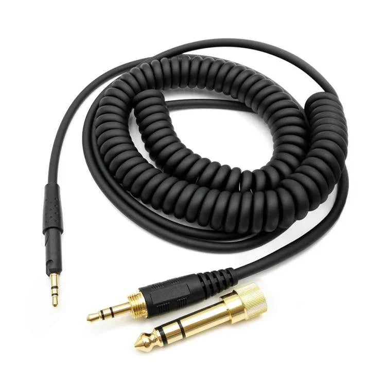 Cabo de auscultadores com mola e ficha de 2,5mm para 3,5+6,35mm para Sennheiser HD6 / HD8 / HD7 / HD598, ZS0229