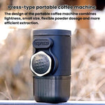 Cafeteira Portátil Manual para Casa e Viagem, Máquina de Café de Prensa