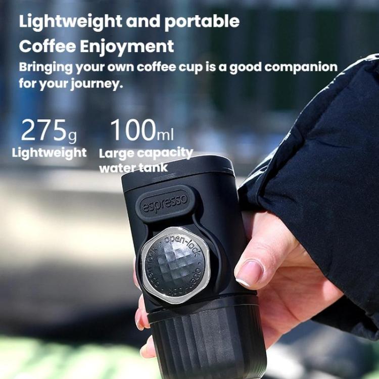 Cafeteira Portátil Manual para Casa e Viagem, Máquina de Café de Prensa