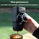 Cafeteira Portátil Manual para Casa e Viagem, Máquina de Café de Prensa
