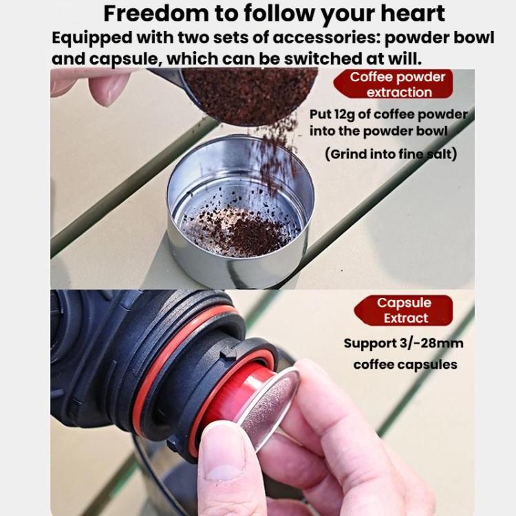 Cafeteira Portátil Manual para Casa e Viagem, Máquina de Café de Prensa