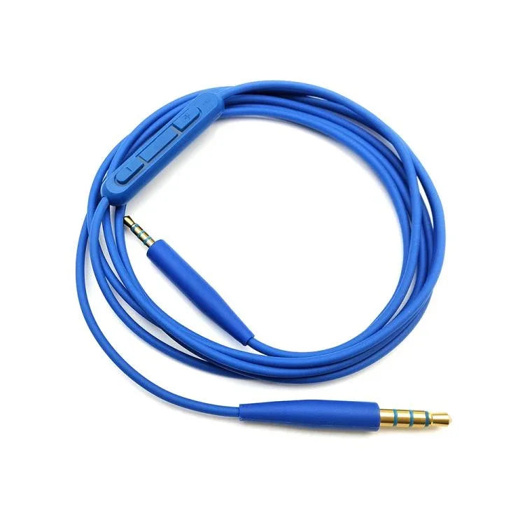 Cabo de áudio para auscultadores BOSE QC25 / QC35 / SoundLink OE2 com microfone incorporado, 1,4m