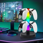 Suporte para auscultadores KBB-81 RGB com luz ambiente, controlo com fios, controlo com fios + controlo remoto, controlo com fios + controlo remoto + aplicação Bluetooth
