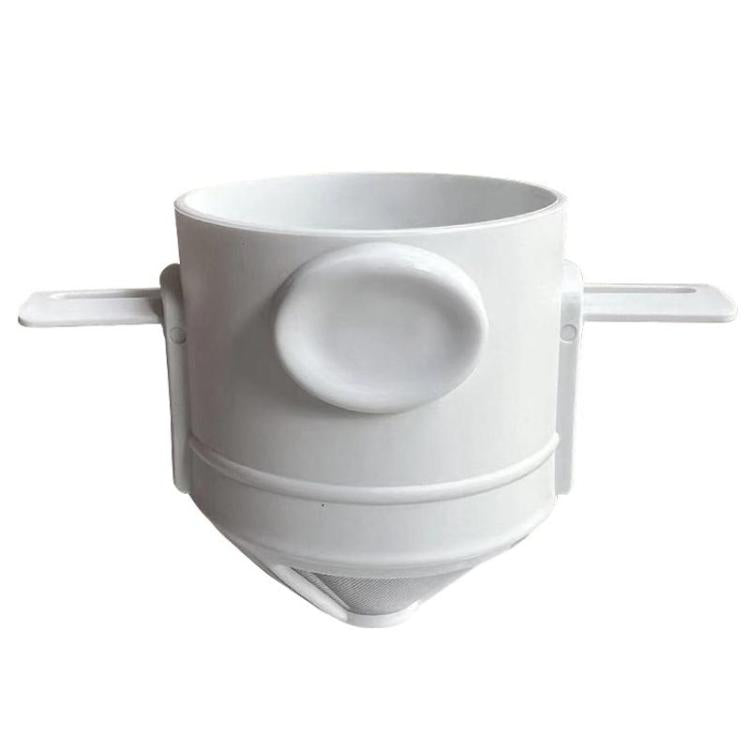 Filtro de Café Portátil Sem Papel, Copo com Filtro de Gotejamento, Cone, Branco, Preto, Preto com Base, Branco com Base