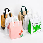 Saco Térmico para Takeaway de Papel de Alumínio, 50 Sacos por Pacote, Tamanho: 21x26x11cm, Pequeno 21x26x11cm, Médio 24x24x15cm, Grande 26x26x17cm, Extra Grande 30x30x20cm