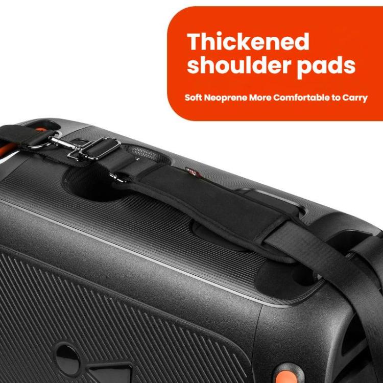 Correia de Ombro Ajustável Para JBL Partybox 110 Alça de Transporte Portátil em Nylon e Neopreno, Correia de Ombro