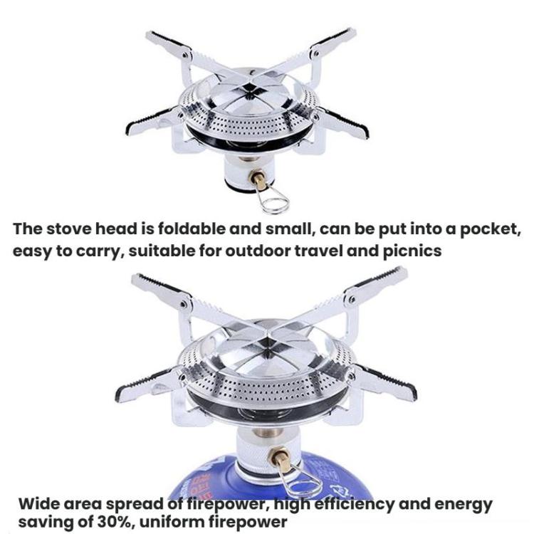 AOTU AT6313 Outdoor Camping Round Burner Integrated Gas Stove With High Power Burner, AT6313