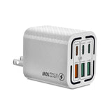 50W 3USB+3Type-C 6 Ports Fast Charging Cell Phone Charger, EU Plug (Black), EU Plug (White), EU Plug (Yellow), US Plug (Black), US Plug (White), US Plug (Yellow), UK Plug (Black), UK Plug (White), UK Plug (Yellow)