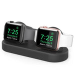 Base de Armazenamento 2 em 1 para Apple Watch / Auriculares AhaStyle DD97, Dock de Carregamento de Secretária em Silicone