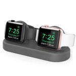 Base de Armazenamento 2 em 1 para Apple Watch / Auriculares AhaStyle DD97, Dock de Carregamento de Secretária em Silicone