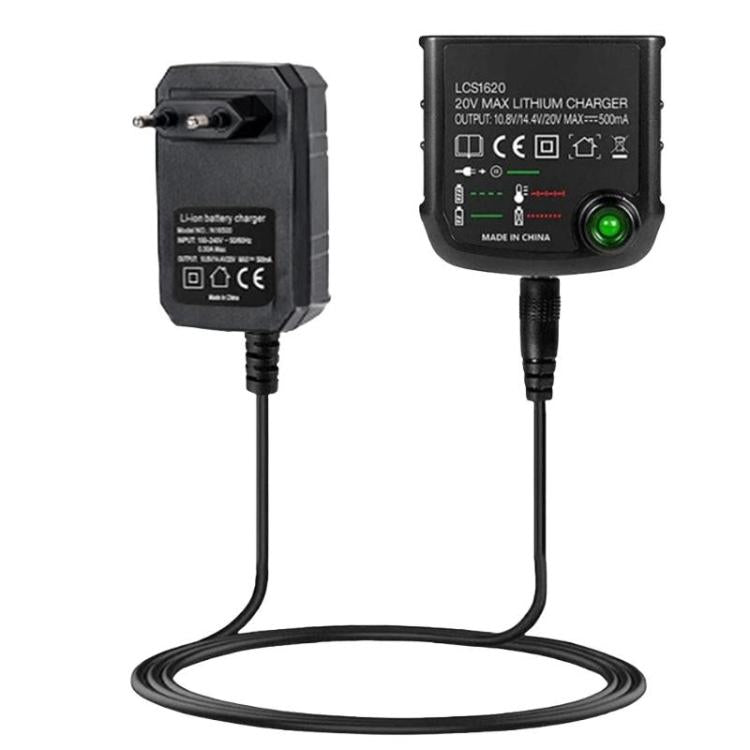 Carregador de bateria de lítio Black&Decker 12-18V LCS1620, Plugue EUA, Plugue UE, Plugue Reino Unido