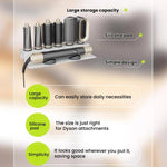Suporte de Armazenamento para Acessórios Dyson Airwrap, Organizador de Secretária Tudo-em-um para 6 Bicos, Gen5 Branco, Gen5 Preto